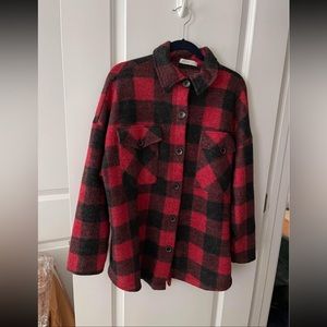 Ladies Buffalo plaid Shacket